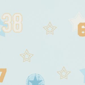 Обои 7336-18 Звезды мятн. дуплекс Эрисманн